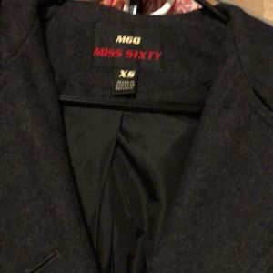 Miss Sixty  pea coat with hood and belt